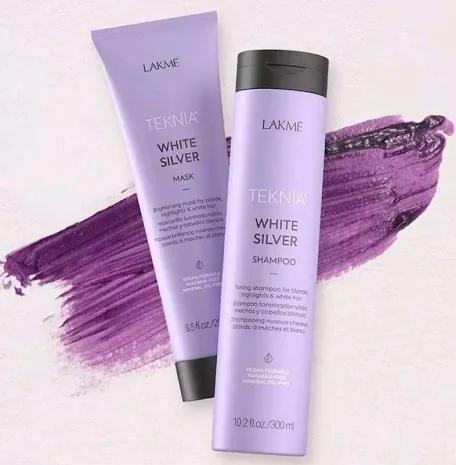 Teknia White Silver Shampoo  LAKME